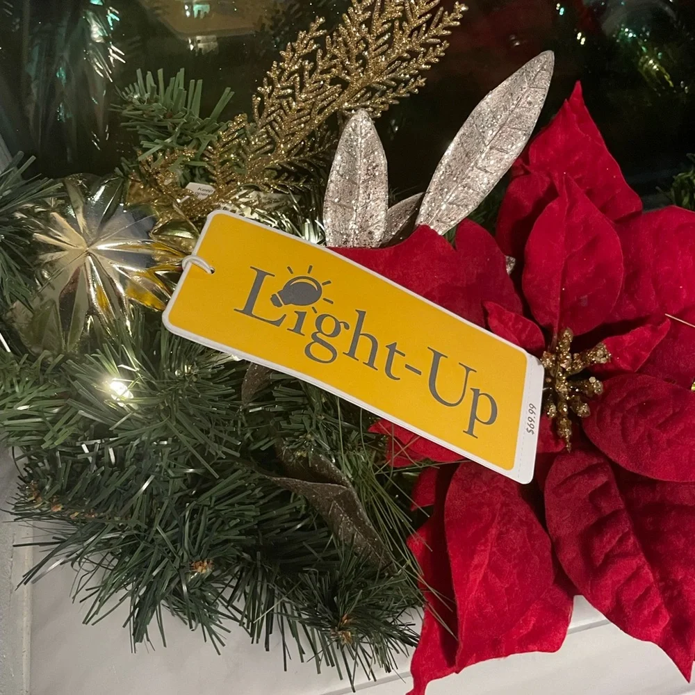 Pier 1 Poinsettia Ornament Garlands